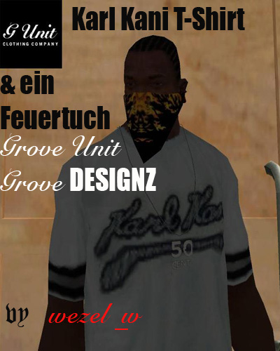 Karl Kani T-Shirt+Feuertuch